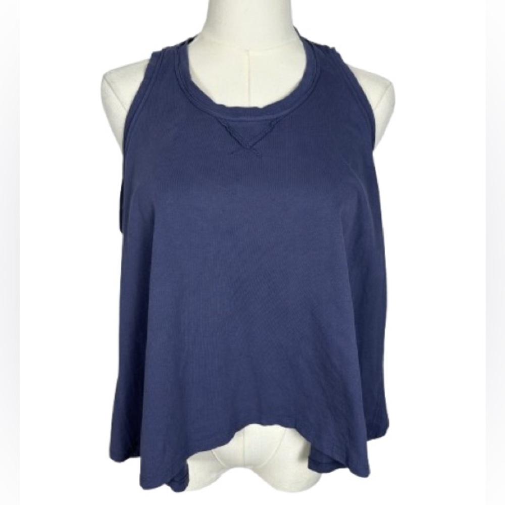We The Free Purple Blue Oversized Tank Top Size XS